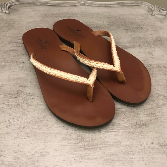 boho flip flops
